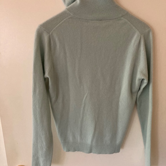 New Scotland 100% Cashmere Quarter Zip Sweater - Picture 9 of 12